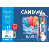 Bloc Espiral Estándar Liso 10H 90g | Guarro & Canson | Cartón | Formato Estándar | Pack 1 Unidades